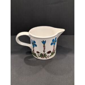 VTG PORTMEIRION ENG. BOTANIC GARDEN CREAMER 8 oz GENTIANA VERNA 1972 Replacement